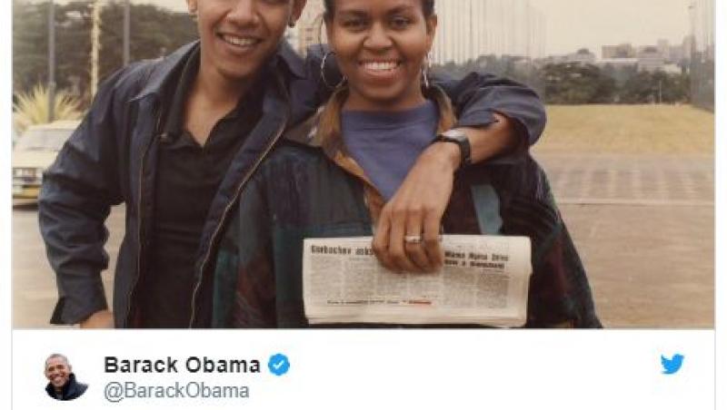 Mesaj emoționant al lui Barack Obama pentru Michelle, de ziua de naștere a fostei prime doamne