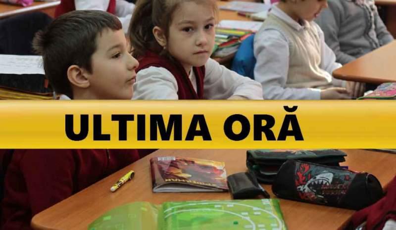 E oficial! Veste URIAȘĂ pentru elevi &icirc;nainte de mini-vacanță!