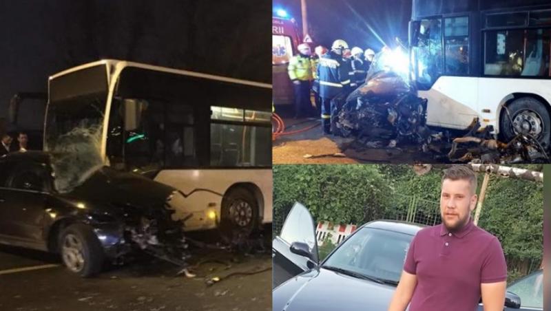 Cine sunt cei doi tineri morți după ce s-au izbit cu 100 km/h de un autobuz, în Capitală