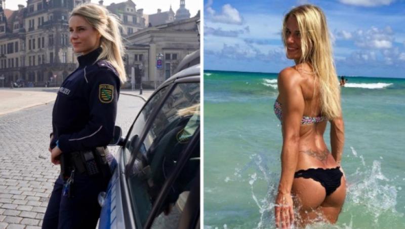Cea mai sexy polițistă îi bagă pe toți în boală! Cum arată femeia la 34 de ani
