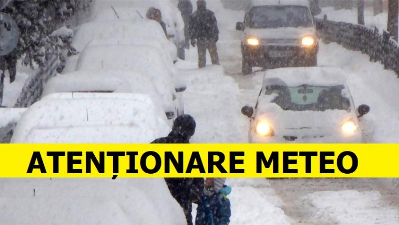 Cod galben în România! Iarna se dezlănțuie total! Ce anunță meteorologii