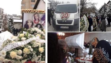 Durere nemărginită și izvor nesecat de lacrimi la înmormântarea Gabrielei Rîpan, studenta moartă într-un accident de mașină. Imagini cu puternic impact emoțional