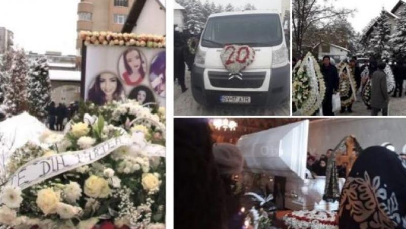 Durere nemărginită și izvor nesecat de lacrimi la înmormântarea Gabrielei Rîpan, studenta moartă într-un accident de mașină. Imagini cu puternic impact emoțional