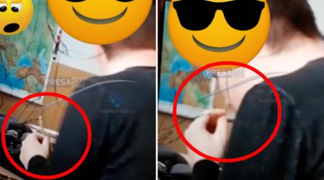 Elev din Satu Mare, filmat în timp ce își rulează țigări în clasă. Ce spune Inspectoratul | VIDEO