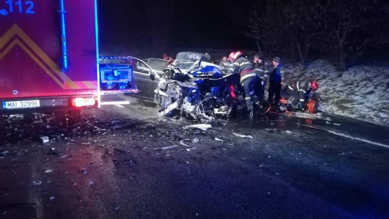 Accident grav în Bacău, în urmă cu puțin timp! Doi morți și doi răniți, după ce unul dintre șoferi a adormit la volan