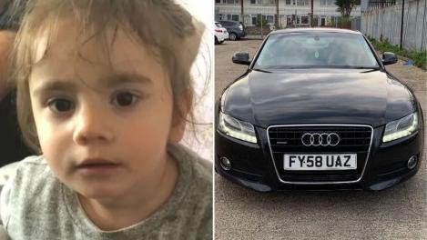 Fetița româncă de 1 an și cinci luni răpită împreună cu mașina tatălui ei a fost găsită! Care este starea ei acum