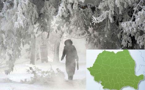 Prognoza ANM actualizată. Ger năpraznic și ninsori peste România. Cum va fi vremea până duminică