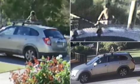 Imagini video terifiante! O mamă inconștientă conduce o mașină cu băiețelul ei de 4 ani uitat pe plafonul acesteia! Scenele de groază au făcut încnjurul lumii