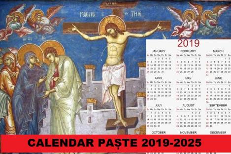 Paște 2019. Când pică Paștele ortodox și catolic până în anul 2025