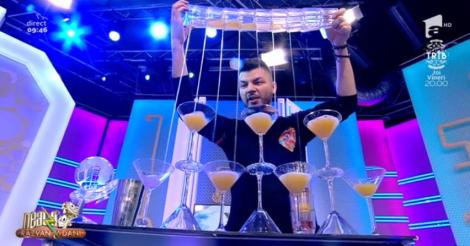 Neatza cu Răzvan și Dani! Show de senzație cu Luca Valentin, cel mai bun barman din lume! Este campion mondial a treia oară!