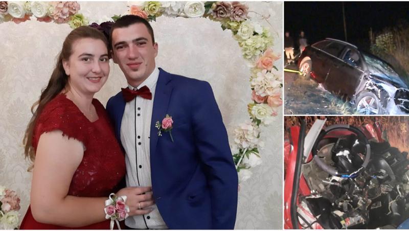 Ei sunt cei doi logodnici uciși în accidentul de sâmbătă noapte. Adina și Lucian așteptau un copil și se pregăteau de nuntă: „Sâmbată aveau cununia...”