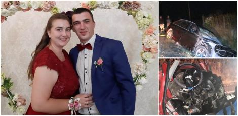 Ei sunt cei doi logodnici uciși în accidentul de sâmbătă noapte. Adina și Lucian așteptau un copil și se pregăteau de nuntă: „Sâmbată aveau cununia...”