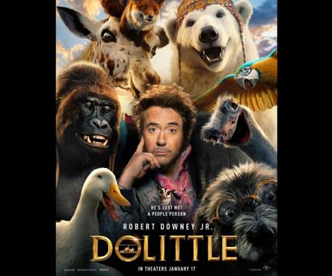 Actorul Robert Downey Jr., rolul principal în „Dolittle” care va fi lansat în ianuarie 2020