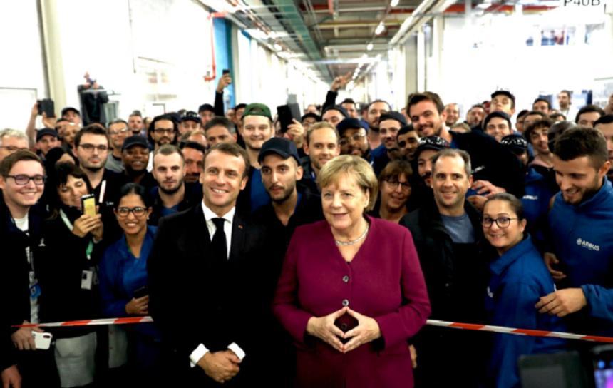Macron şi Merkel se &icirc;nt&acirc;lnesc la Toulouse pentru a str&acirc;nge cuplul franco-german