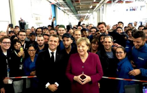 Macron şi Merkel se întâlnesc la Toulouse pentru a strânge cuplul franco-german