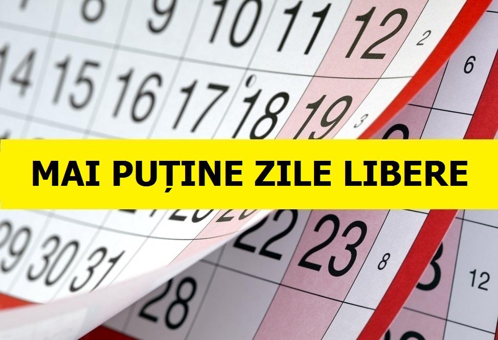 Lovitură dură! Rom&acirc;nii vor avea mai puține zile libere! C&acirc;nd e următoarea minivacanță