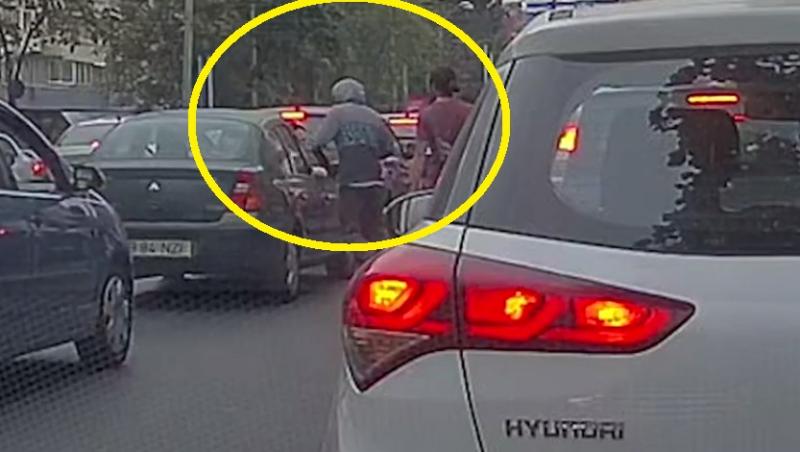 Dezvăluire bombă! S-a aflat de ce pasagerii din mașină au fost bătuți de cei doi tineri, în traficul din București