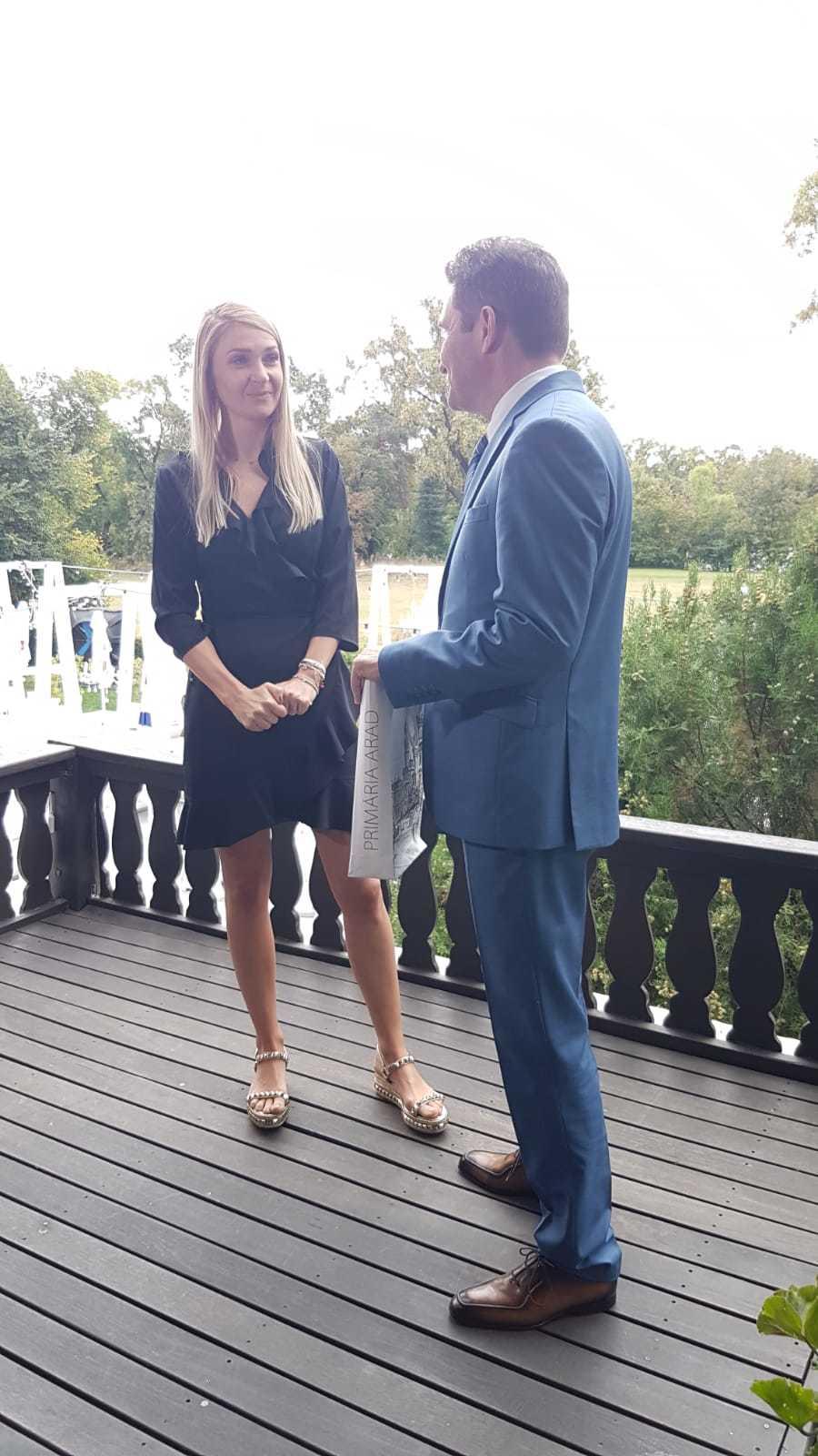 Daniela Dodean Monteiro, cetăţean de onoare al Aradului