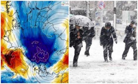 Val de aer polar în România: Cât scad temperaturile
