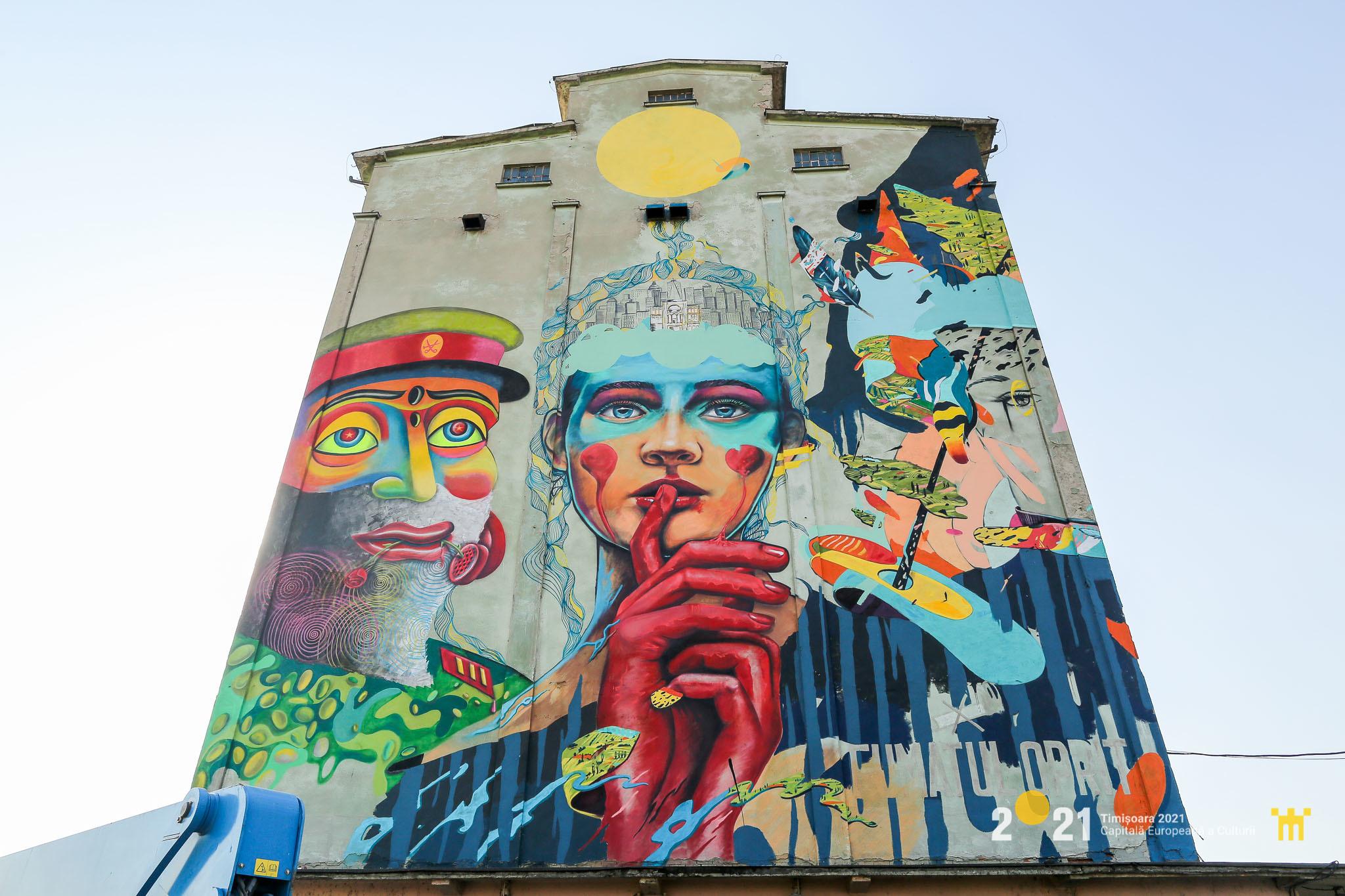Cea mai mare pictură murală din Rom&acirc;nia a fost creată la Timişoara