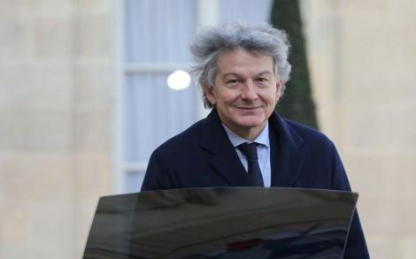 Franţa îl propune pe CEO-ul grupului de tehnologie Atos, Thierry Breton, drept candidat la postul de comisar pentru politici industriale al Comisiei Europene
