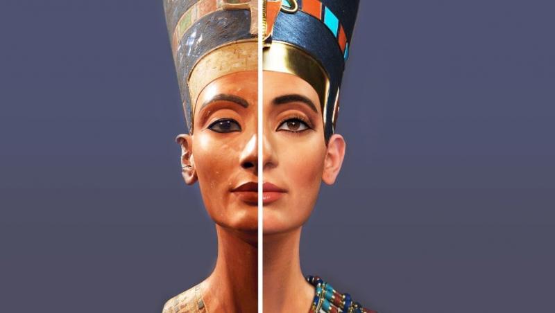Cea mai frumoasă regină a Egiptului a fost...bărbat! „Nefertiti este, cu siguranță, cea mai minunată descoperire din viața mea”