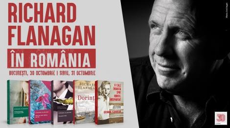 Scriitorul australian Richard Flanagan, câştigător al Premiului Man Booker, va participa la întâlniri cu cititorii români