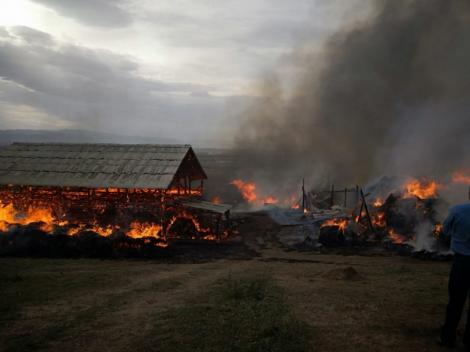 Un bărbat din Neamț a ars de viu, după ce locuința i-a luat foc, din cauza unei lumânări