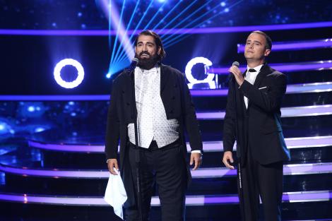 Șerban Copoț și Cezar Ouatu i-au adus pe scenă de la ”Te cunosc de undeva!” pe Luciano Pavarotti & Eros Ramazzotti: ”Vă mulțumesc pentru acest moment!”