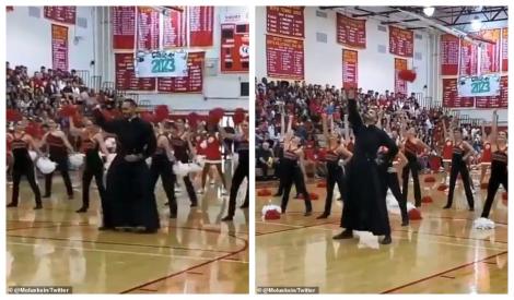 Faceți loc! Dansează preotul! Un părinte a făcut senzație la un eveniment organizat de un liceu! Imagini incredibile! Video