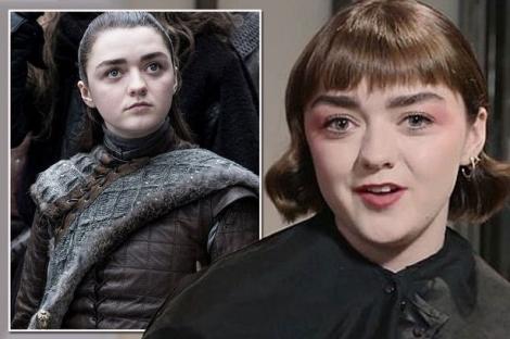 Maisie Williams, Arya Stark din "Game Of Thrones" a declarat că acest rol a făcut-o să-i fie rușine de corpul ei