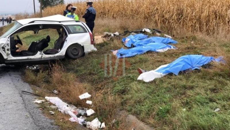 Familie distrusă într-o fracțiune de secundă. Cine sunt cei patru morți în accidentul din Iași. În mașină se afla un ursuleț de pluș