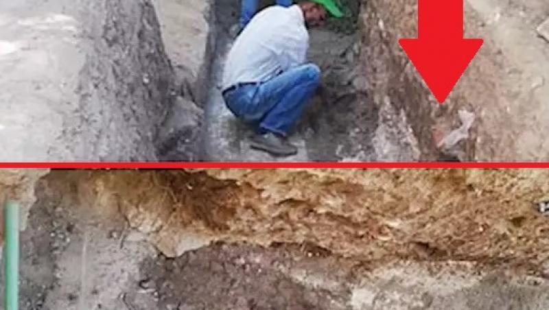 Muncitorii săpau la o canalizare când s-au oprit șocați! Ce au găsit sub pământ! „Are 2.200 de ani...”