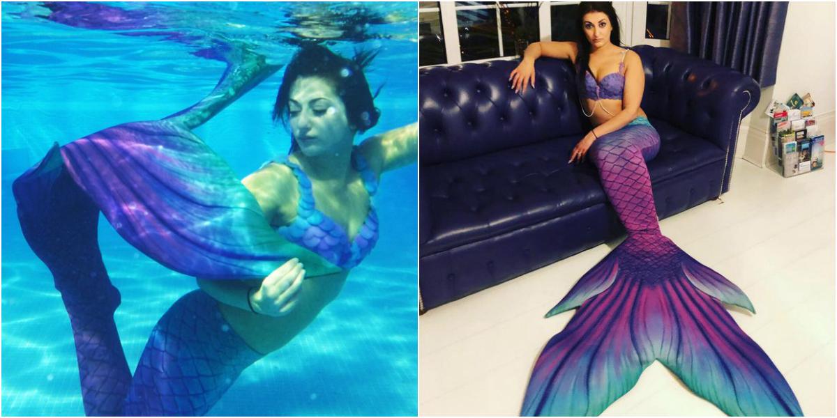 C&acirc;știga bani frumoși, dar &icirc;și ura meseria. Astăzi, t&acirc;năra și-a dedicat viața transformării &icirc;ntr-o sirenă &icirc;n carne și oase: &bdquo;Voi face asta p&acirc;nă ajung &icirc;n scaunul cu rotile&rdquo;