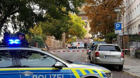 Doi morţi într-un atac armat pe o stradă în estul Germanei, la Halle; autorii au fugit de la faţa locului cu o maşină