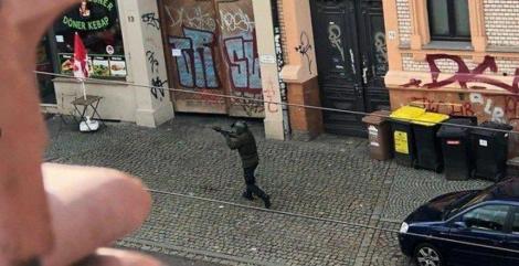 O persoană arestată în urma atacului armat de la Halle, anunţă poliţia; focuri de armă la Landsberg, la 15 km de Halle
