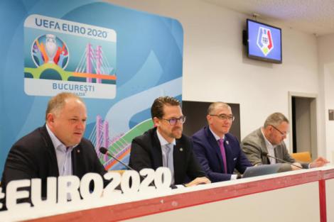 UEFA a vizitat Arena Naţională pentru a constata stadiul pregătirilor pentru EURO 2020