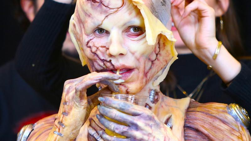 Heidi Klum, la petrecerea anuală de Halloween din New York City