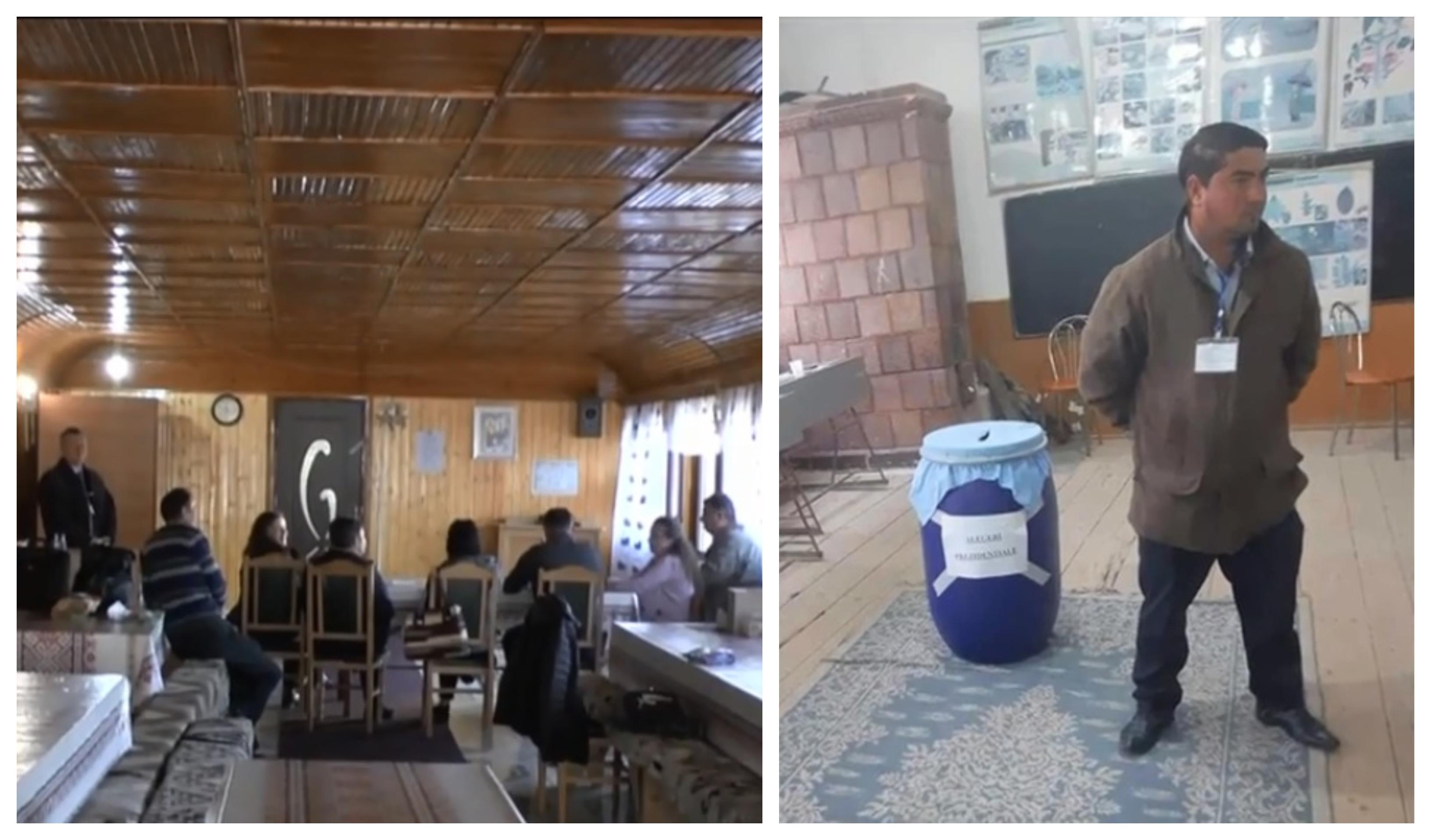 Alegeri Prezidențiale 2019. Cele mai ciudate secții de votare! De la o cameră pentru pomeni, la un salon de tatuaje! &Icirc;n ce locuri stranii au putut să voteze rom&acirc;nii! &bdquo;Dă, Doamne, să fie bine!&rdquo; Video