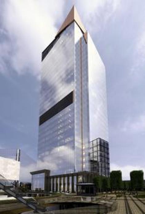 Cea mai înaltă clădire de birouri din România se află în construcție. Aproximativ 13.000 de locuri de muncă