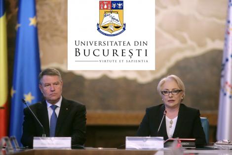 Alegeri prezidențiale 2019. Universitatea din București îi provoacă pe Klaus Iohannis și Viorica Dăncilă la o dezbatere publică, înainte de turul doi
