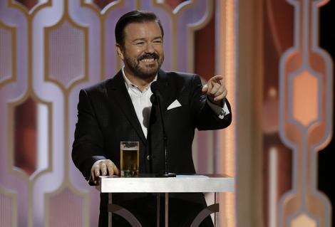 Globurile de Aur 2020 - Actorul Ricky Gervais, pentru a cincea oară gazda ceremoniei