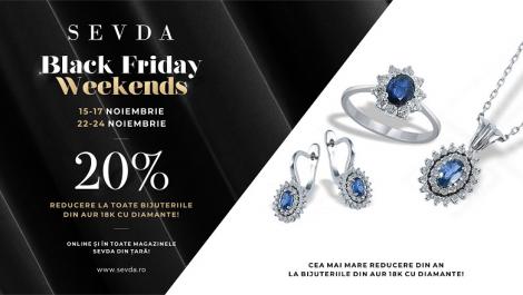Nu rata Black Friday la Sevda Diamonds ! Cea mai mare reducere din an la bijuteriile cu diamante