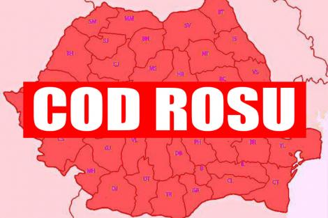 Meteo. ANM, cod roșu în cinci județe din România. Vremea se dezlănțuie