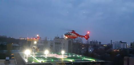 A fost efectuat primul zbor pe heliportul Spitalului Universitar de Urgență București! Investiția s-a ridicat la un milion de euro