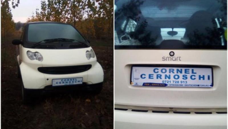Cornel Cernoschi și-a înmatriculat mașina în mod ilegal