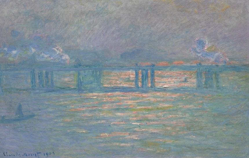 Tabloul "Charing Cross Bridge", de Claude Monet, adjudecat contra sumei de 27,6 milioane de dolari