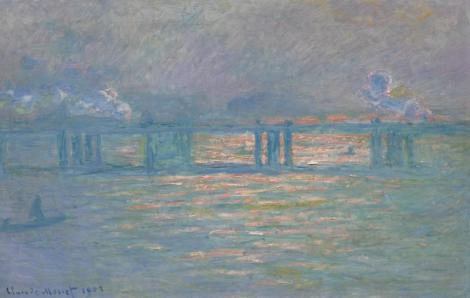 Tabloul "Charing Cross Bridge", de Claude Monet, adjudecat contra sumei de 27,6 milioane de dolari