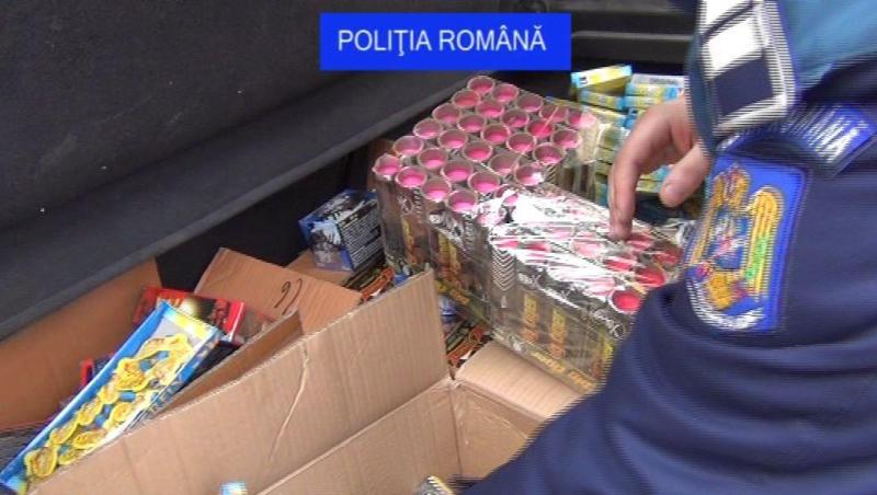 Polițiștii dau amenzi uriașe românilor care folosesc petarde
