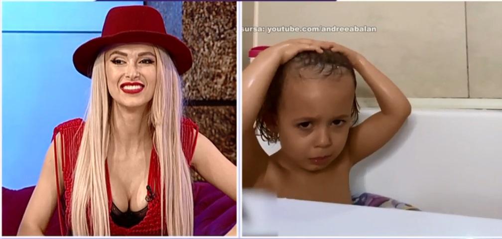 Andreea Bălan a publicat imagini intime cu soțul și fetiţele ei, filmate &icirc;n baie! Cum se poartă George Burcea cu micuțele. &bdquo;Este balamuc c&acirc;nd le facem băiță!&rdquo; &ndash; Video